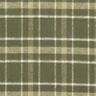 Flanelový velký tartan – khaki/bílá,  thumbnail number 1