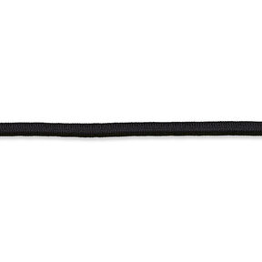 Gumová šňůrka [Ø 3 mm] – černá, 