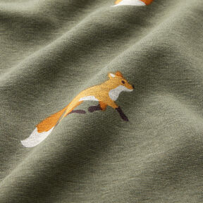 Alpenfleece Lišky – světle khaki, 