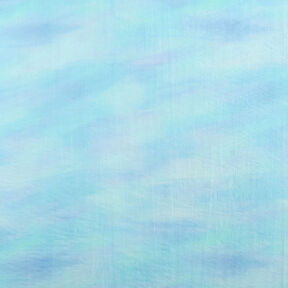 Lehká tencelová batika – modrá aqua, 