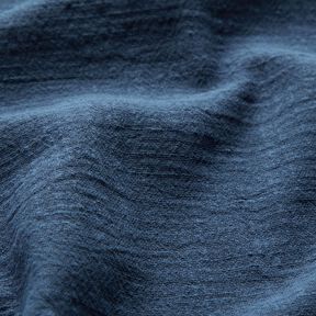 Bavlněná tkanina lněného vzhledu – královská modr, 