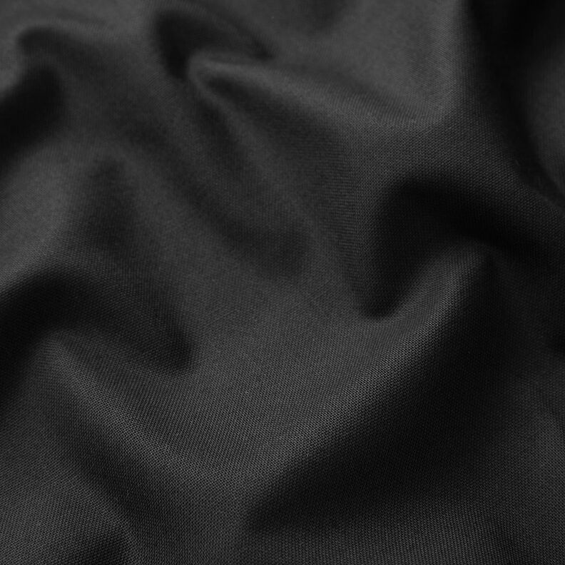 Bavlněná látka Kreton Jednobarevné provedení – černá,  image number 2