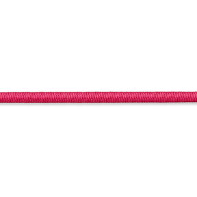 Gumová šňůrka [Ø 3 mm] – výrazná jasně růžová, 